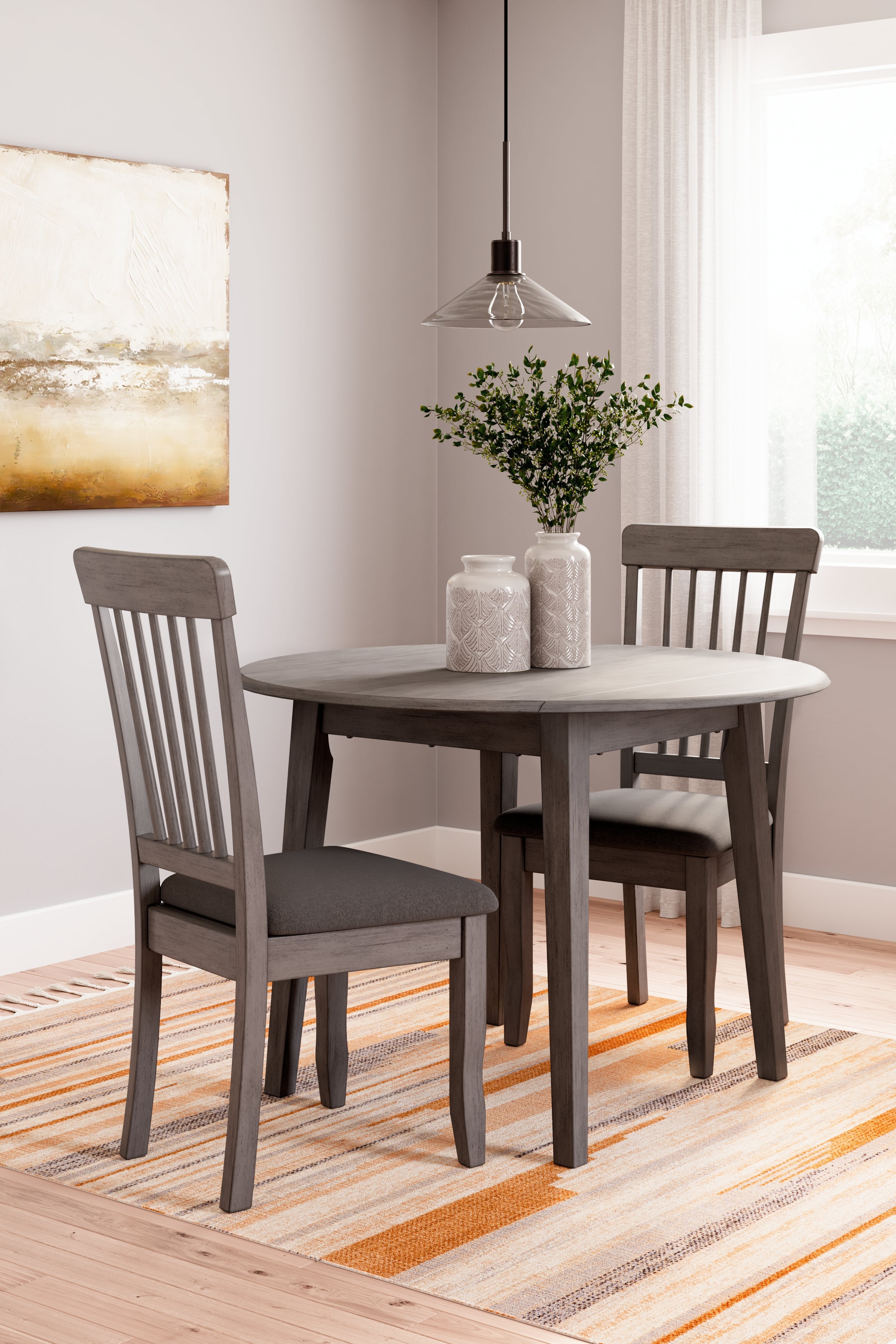 Furniture City Laplace - Ashley Furniture - Shullden Dining Table and 2 Chairs - Dining Table and 2 Chairs - D194D2