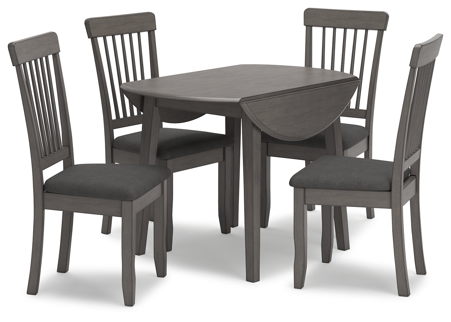 Furniture City Laplace - Ashley Furniture - Shullden Dining Room - Round DRM Drop Leaf Table - D194-15