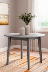 Furniture City Laplace - Ashley Furniture - Shullden Dining Room - Round DRM Drop Leaf Table - D194-15