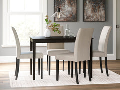 Furniture City Laplace - Ashley Furniture - Kimonte Dining Room - Rectangular Dining Room Table / Dark Brown - D250-25