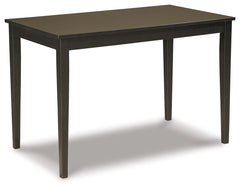 Furniture City Laplace - Ashley Furniture - Kimonte Dining Room - Rectangular Dining Room Table / Dark Brown - D250-25