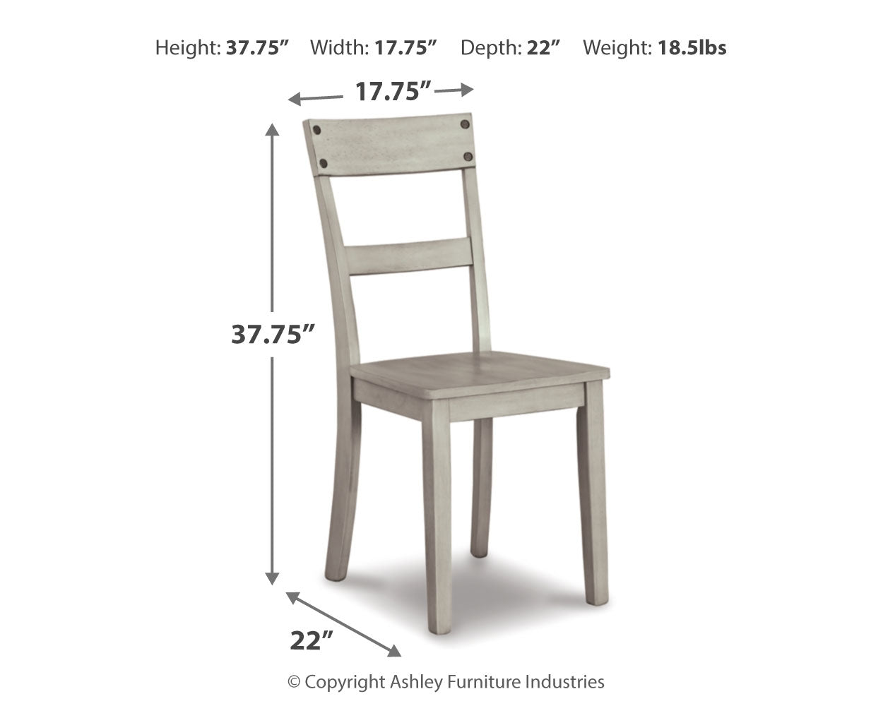 Furniture City Laplace - Ashley Furniture - Loratti Dining Room - Dining Chair (Set of 2) - D261-01X2