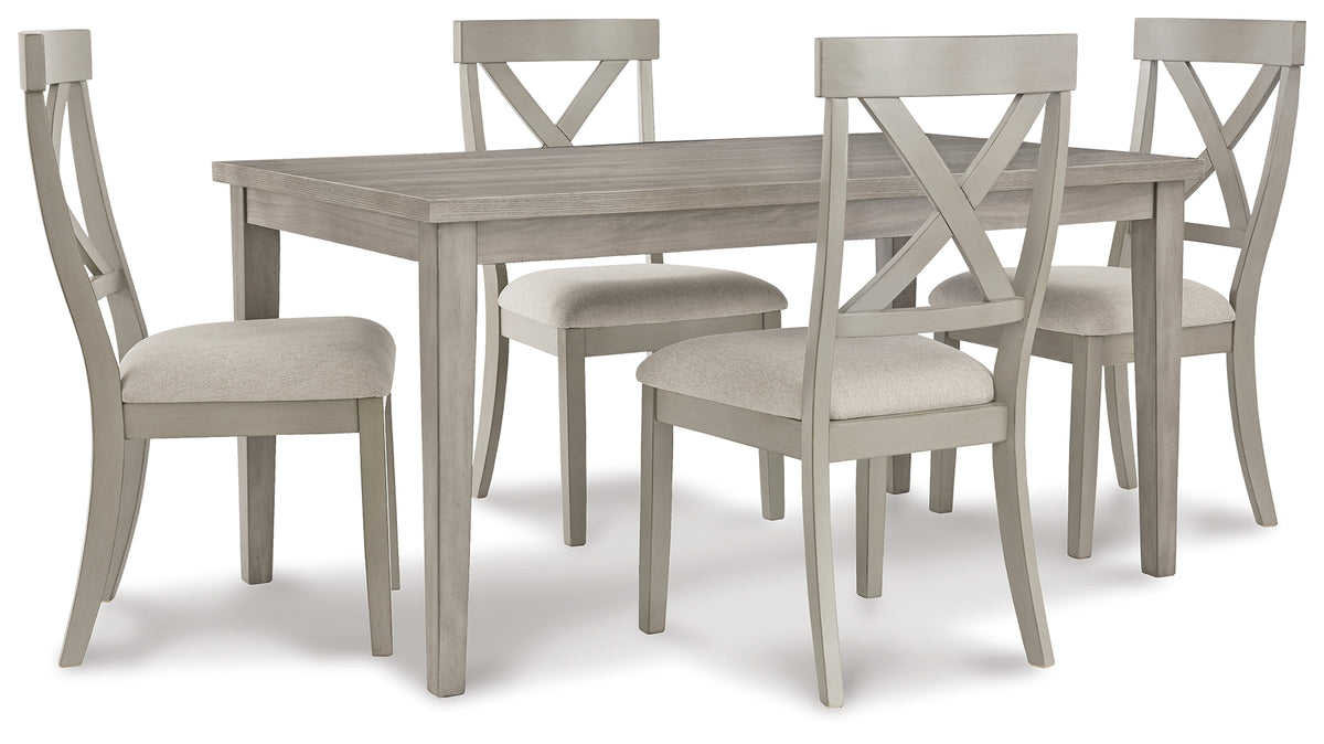 Furniture City Laplace - Ashley Furniture - Parellen Dining Table and 4 Chairs - Dining Table and 4 Chairs - D291D1