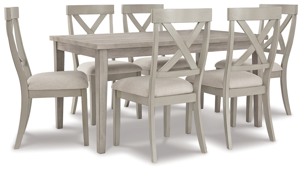 Furniture City Laplace - Ashley Furniture - Parellen Dining Table and 6 Chairs - Dining Table and 6 Chairs - D291D6