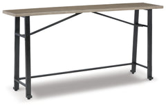 Furniture City Laplace - Ashley Furniture - Lesterton Dining Room - Long Counter Table / Light Brown/Black - D334-52