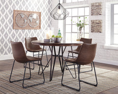 Furniture City Laplace - Ashley Furniture - Centiar Dining Room - Round Dining Room Table / Two-tone Brown - D372-15