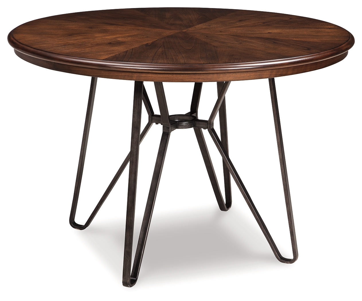 Furniture City Laplace - Ashley Furniture - Centiar Dining Room - Round Dining Room Table / Two-tone Brown - D372-15