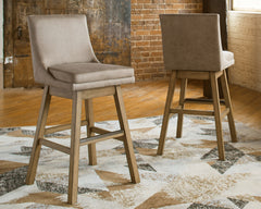 Furniture City Laplace - Ashley Furniture - Tallenger Dining Room - Bar Height Bar Stool (Set of 2) - D380-530X2