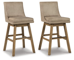 Furniture City Laplace - Ashley Furniture - Tallenger Dining Room - Bar Height Bar Stool (Set of 2) - D380-530X2
