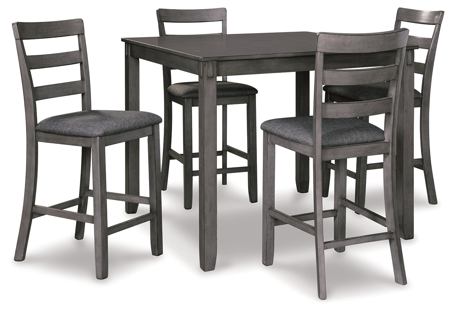 Furniture City Laplace - Ashley Furniture - Bridson Dining Room - RECT DRM Table Set (6/CN) / Gray - D383-325