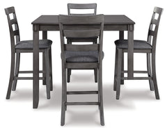 Furniture City Laplace - Ashley Furniture - Bridson Dining Room - RECT DRM Table Set (6/CN) / Gray - D383-325