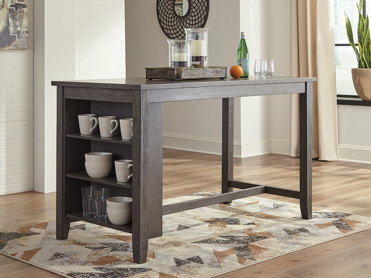 Furniture City Laplace - Ashley Furniture - Caitbrook Dining Room - RECT DRM Table Set (7/CN) / Gray - D388-425
