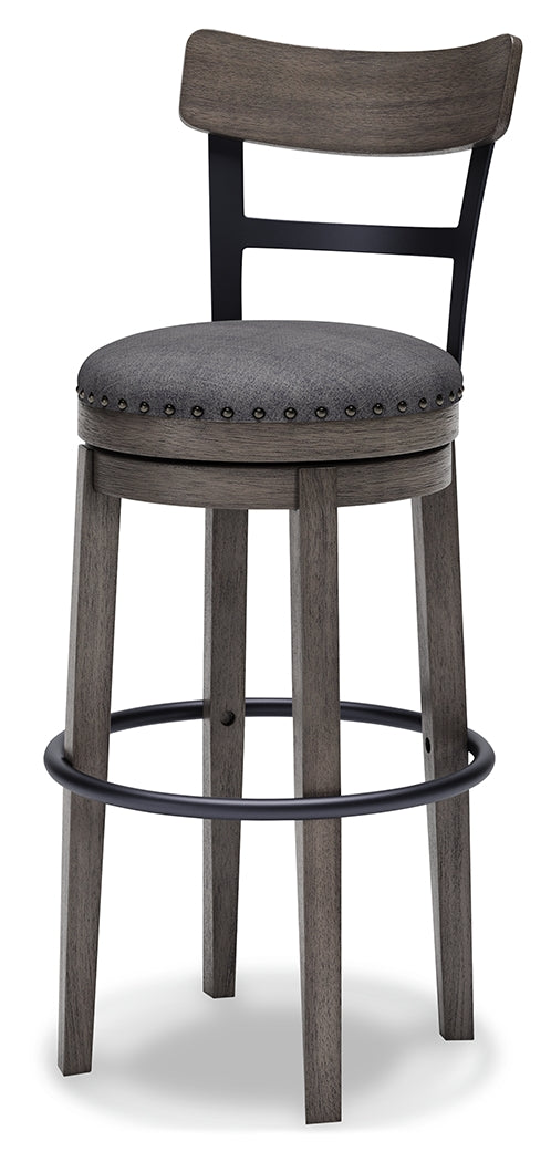 Furniture City Laplace - Ashley Furniture - Caitbrook Dining Room - Tall UPH Swivel Barstool(1/CN) / Gray - D388-230