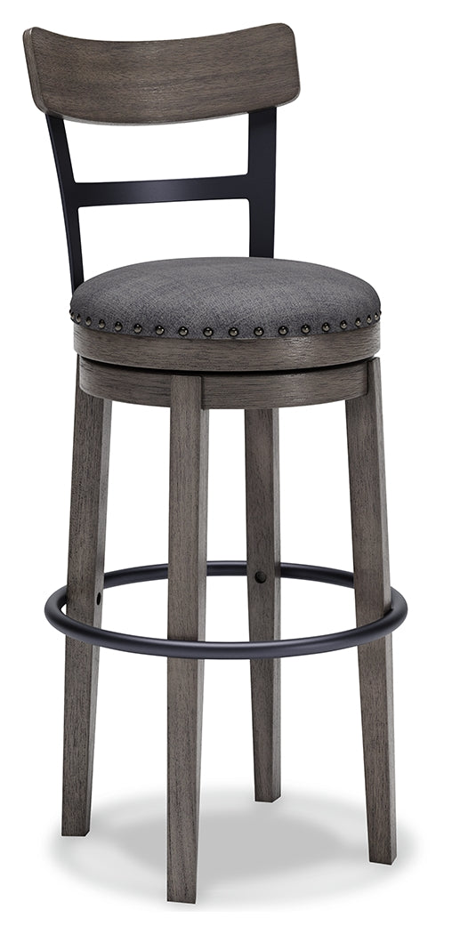Furniture City Laplace - Ashley Furniture - Caitbrook Dining Room - Tall UPH Swivel Barstool(1/CN) / Gray - D388-230