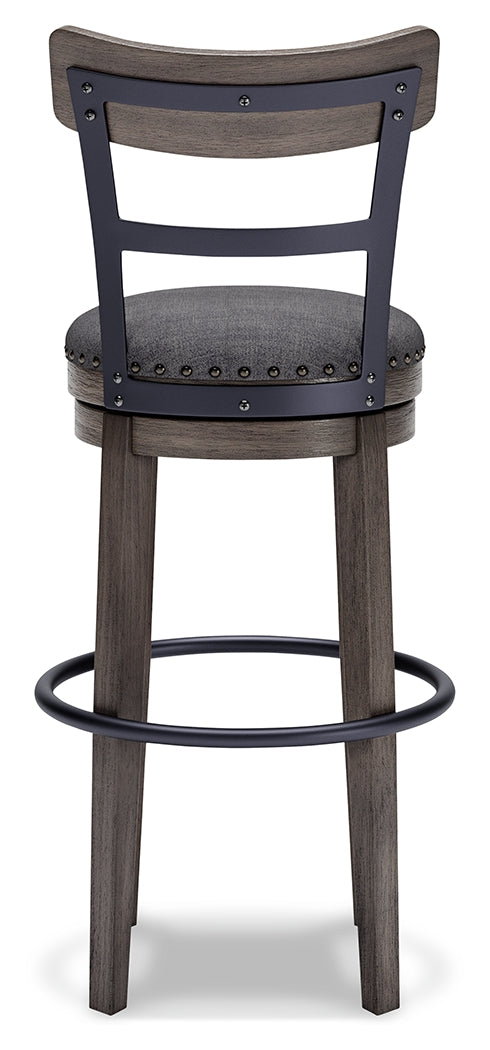 Furniture City Laplace - Ashley Furniture - Caitbrook Dining Room - Tall UPH Swivel Barstool(1/CN) / Gray - D388-230