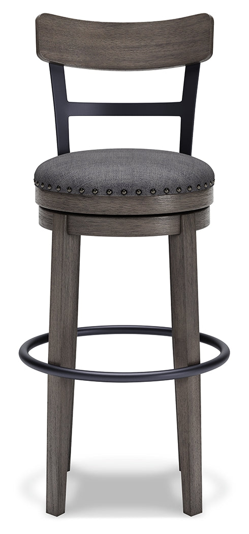 Furniture City Laplace - Ashley Furniture - Caitbrook Dining Room - Tall UPH Swivel Barstool(1/CN) / Gray - D388-230