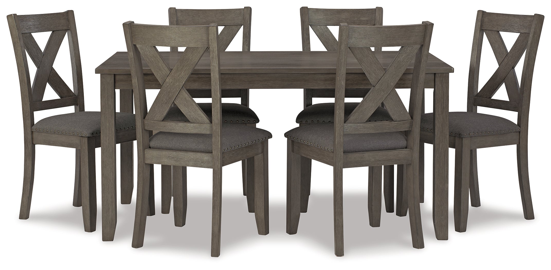 Furniture City Laplace - Ashley Furniture - Caitbrook Dining Room - Tall UPH Swivel Barstool(1/CN) / Gray - D388-230