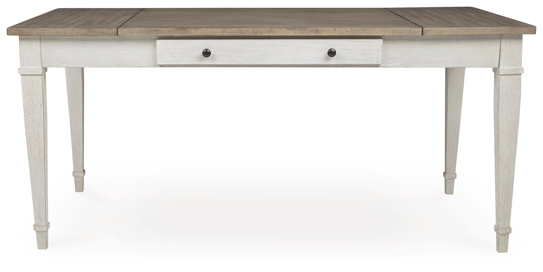 Furniture City Laplace - Ashley Furniture - Skempton Dining Room - RECT DRM Table w/Storage / White/Light Brown - D394-25