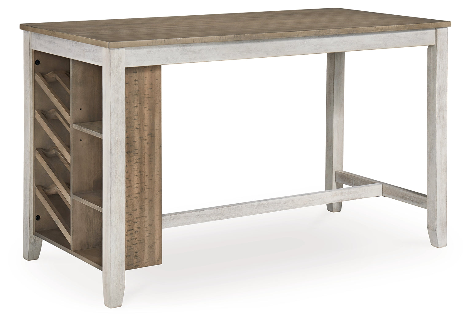 Furniture City Laplace - Ashley Furniture - Skempton Dining Room - Storage Bench / White/Light Brown - D394-00