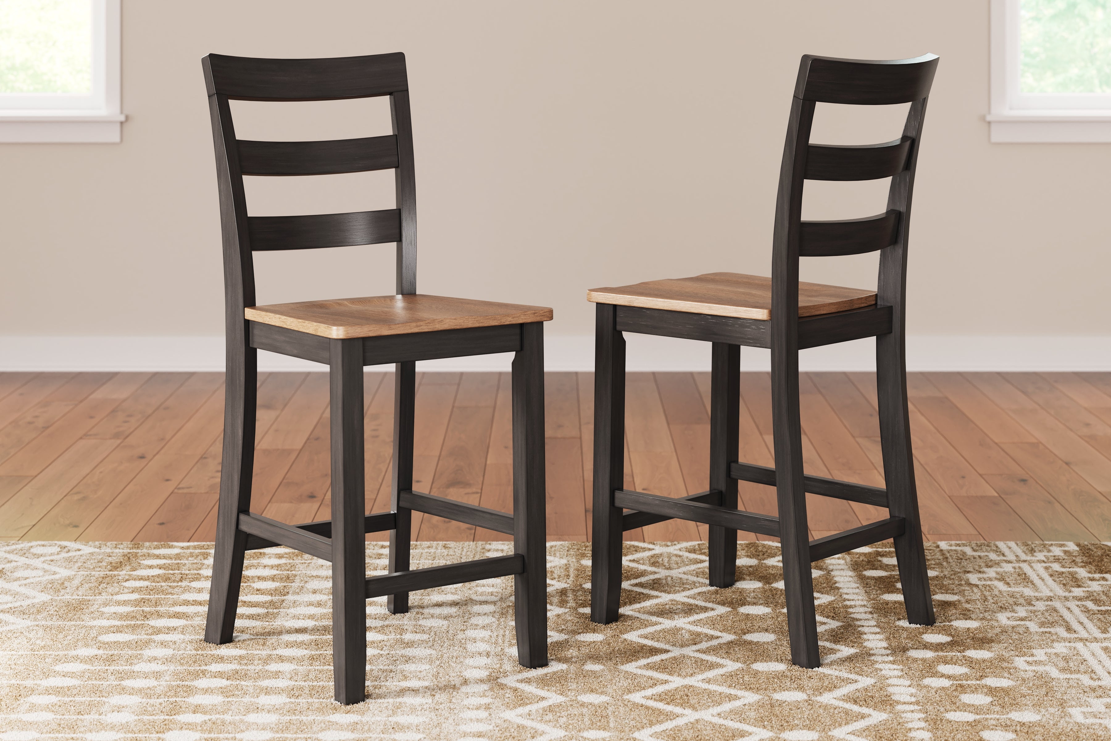 Furniture City Laplace - Ashley Furniture - Gesthaven Counter Height Barstool (Set of 2) - Counter Height Barstool (Set of 2) - D396-124X2