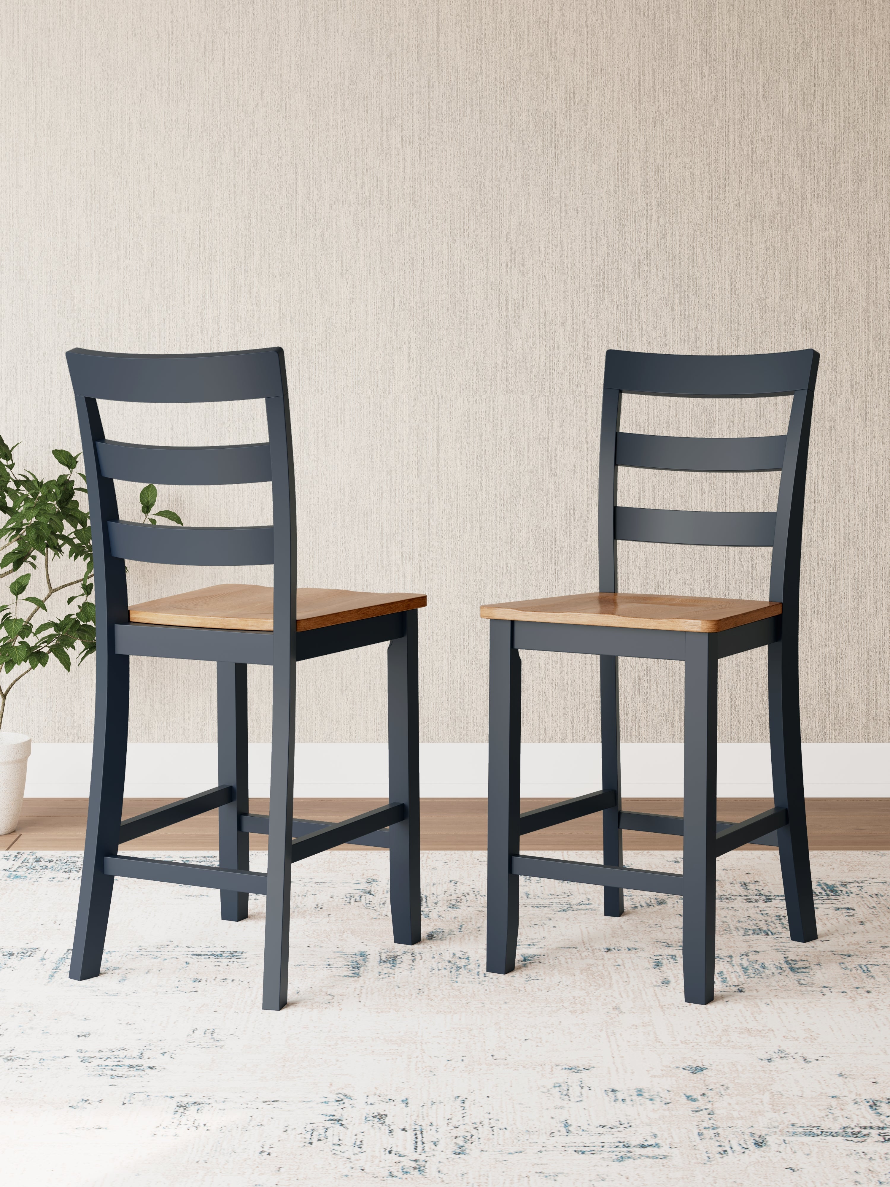 Furniture City Laplace - Ashley Furniture - Gesthaven Counter Height Barstool (Set of 2) - Counter Height Barstool (Set of 2) - D399-124X2