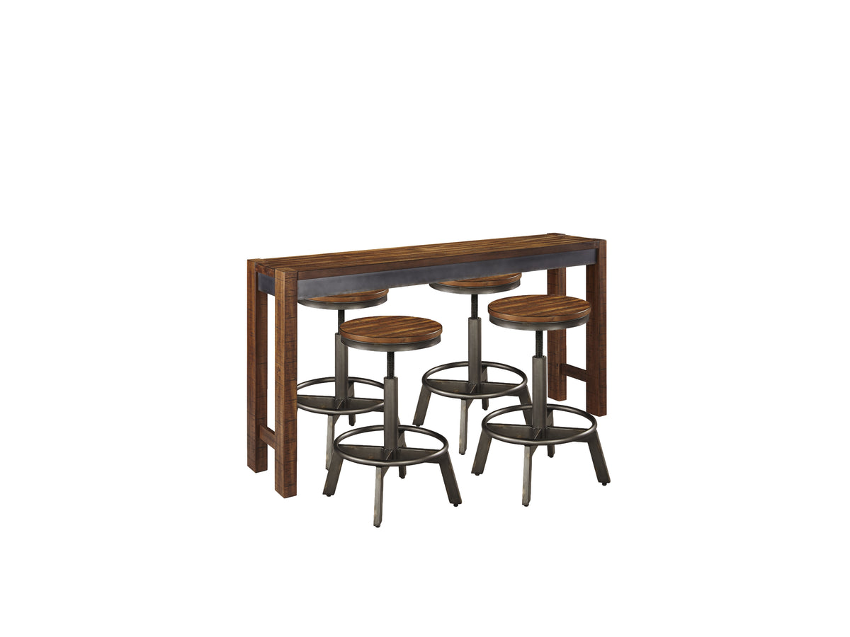 Furniture City Laplace - Ashley Furniture - Torjin Counter Height Dining Table with 4 Barstools - Counter Height Dining Table with 4 Barstools - D440D2