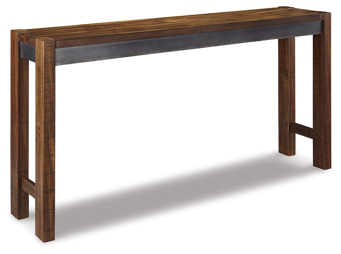 Furniture City Laplace - Ashley Furniture - Torjin Dining Room - Long Counter Table / Brown/Gray - D440-52