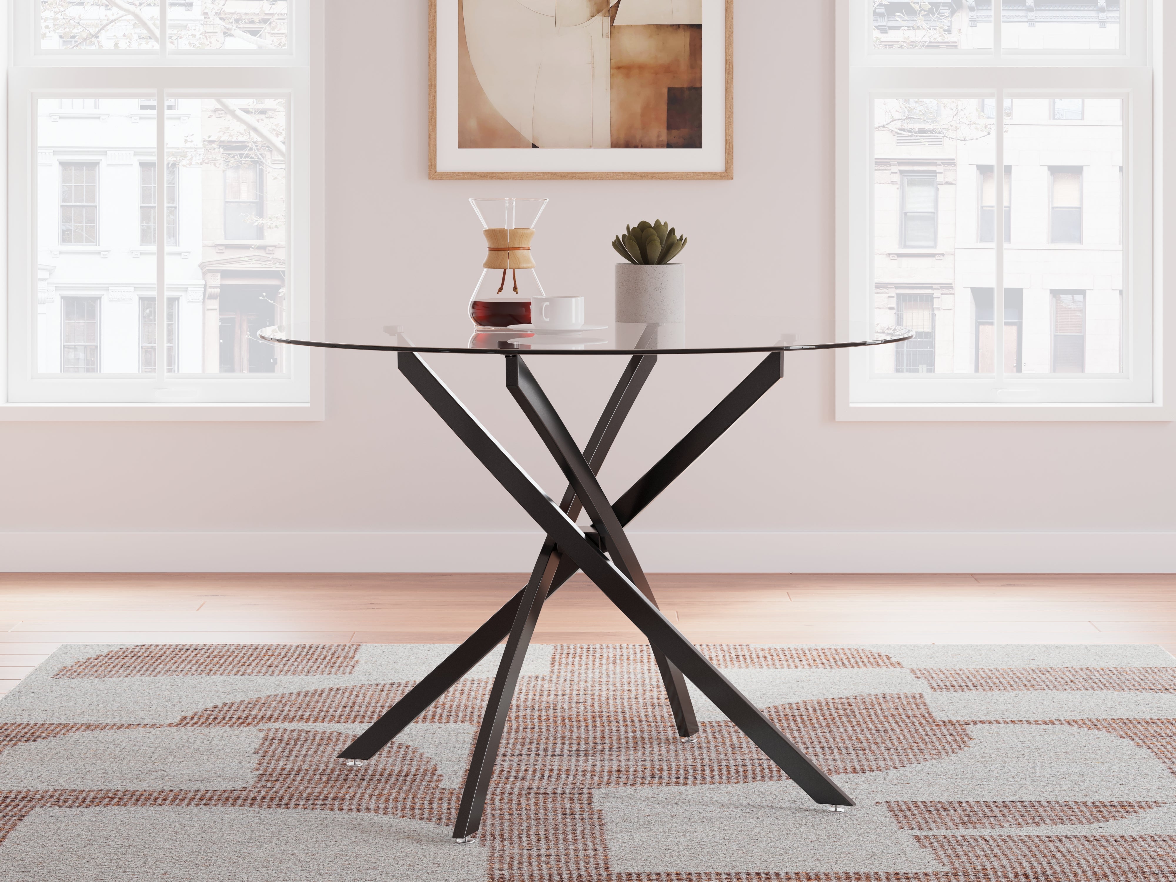 Furniture City Laplace - Ashley Furniture - Pharwynn Dining Room - Round Dining Room Table - D446-15