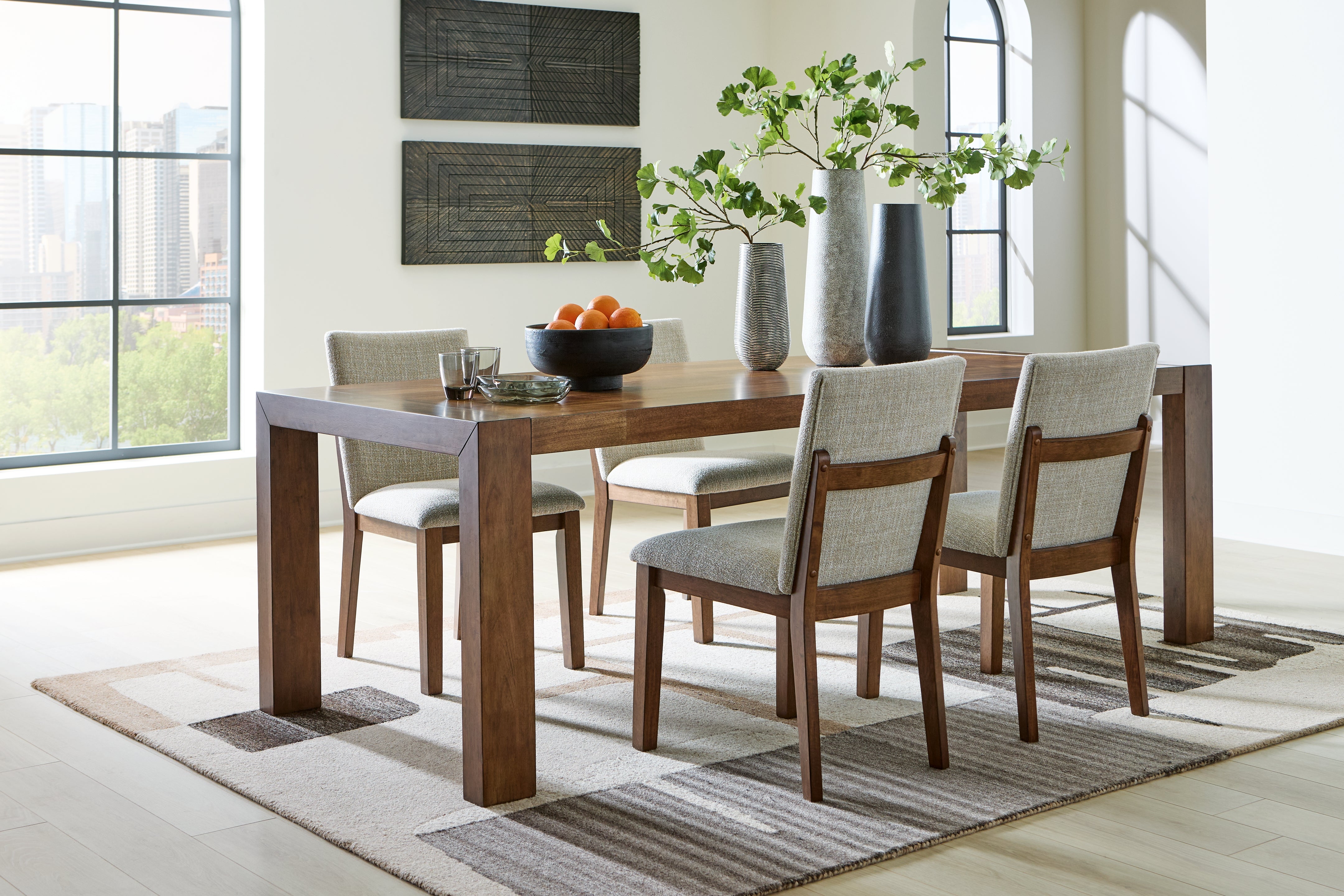 Furniture City Laplace - Ashley Furniture - Kraeburn Dining Table and 4 Chairs - Dining Table and 4 Chairs - D496D1