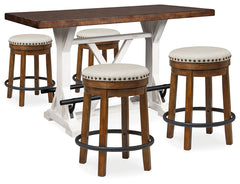 Furniture City Laplace - Ashley Furniture - Valebeck Counter Height Table and 4 Stools - Counter Height Table and 4 Stools - D546D8
