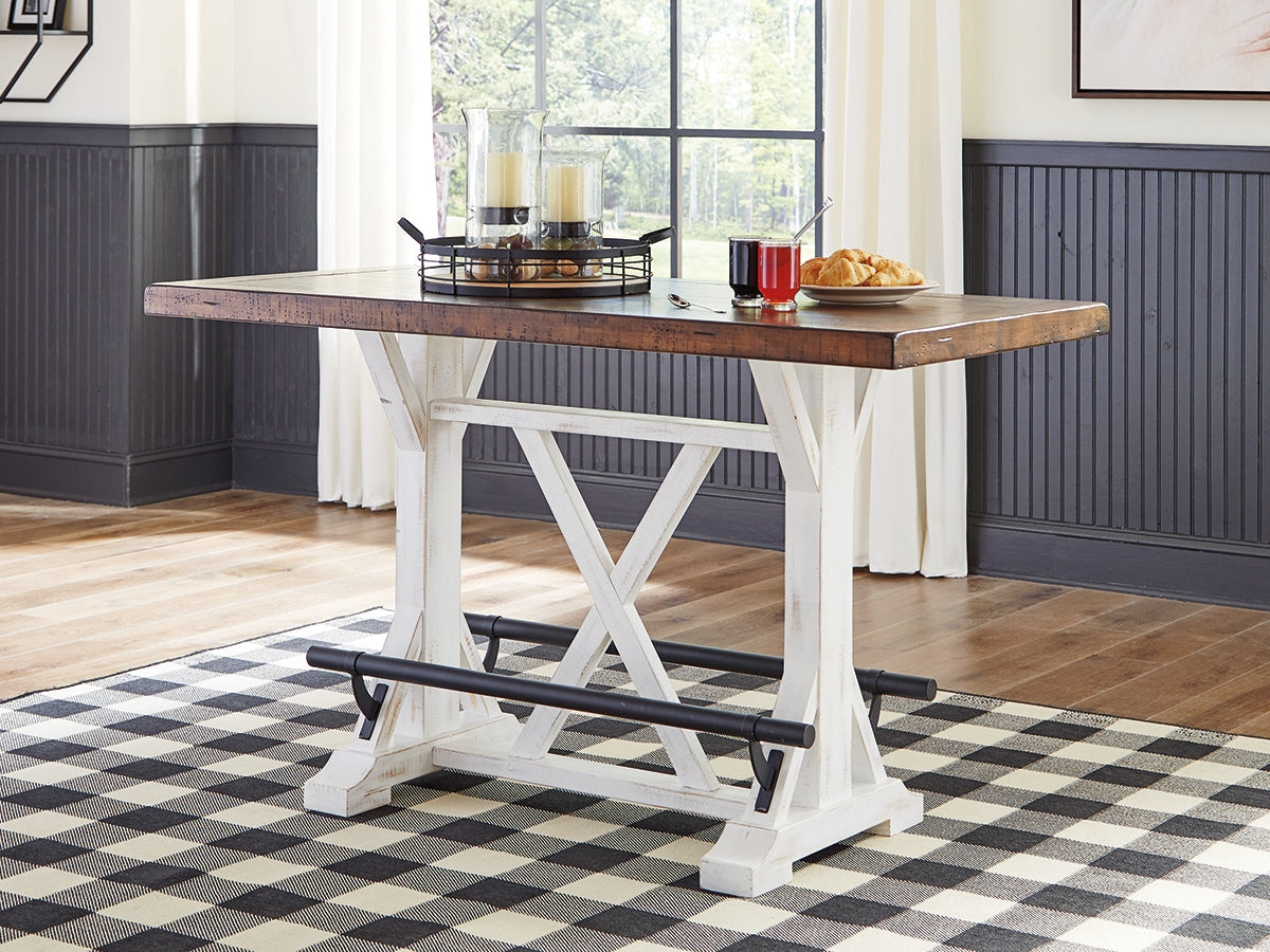 Furniture City Laplace - Ashley Furniture - Valebeck Counter Height Dining Table - RECT Dining Room Counter Table - D546-13