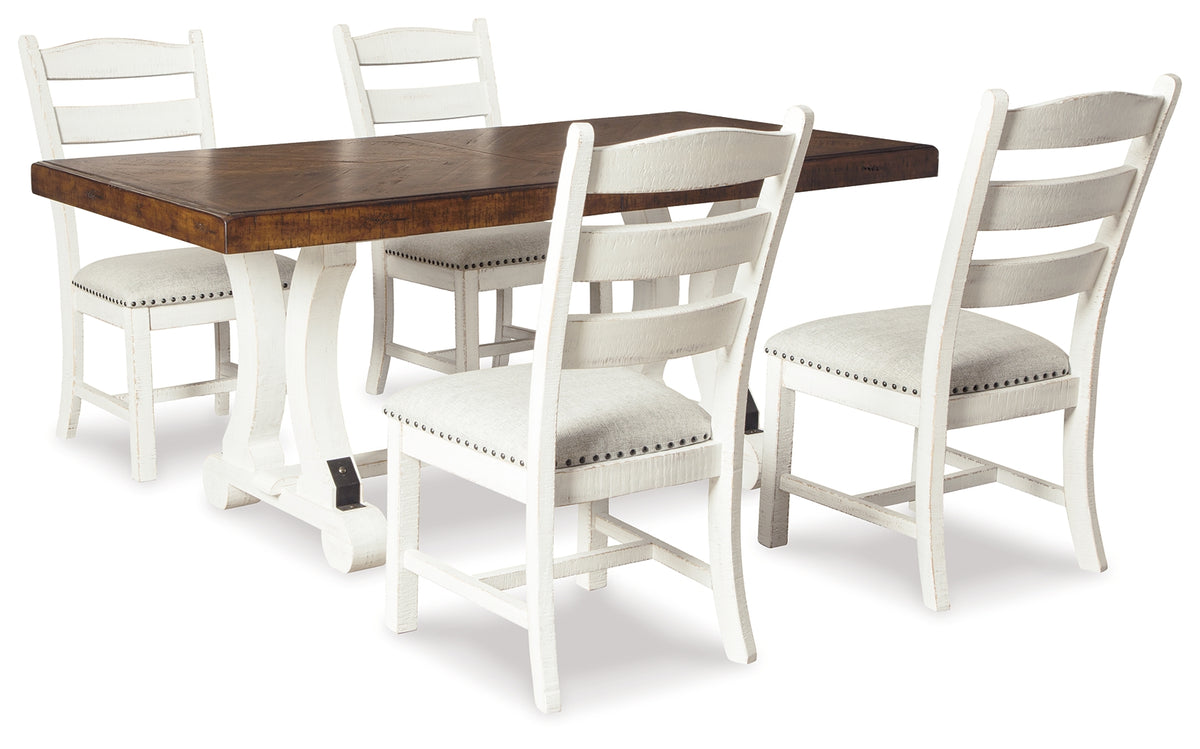 Furniture City Laplace - Ashley Furniture - Valebeck Dining Table and 4 Chairs - Dining Table and 4 Chairs - D546D2