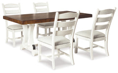 Furniture City Laplace - Ashley Furniture - Valebeck Dining Table and 4 Chairs - Dining Table and 4 Chairs - D546D2