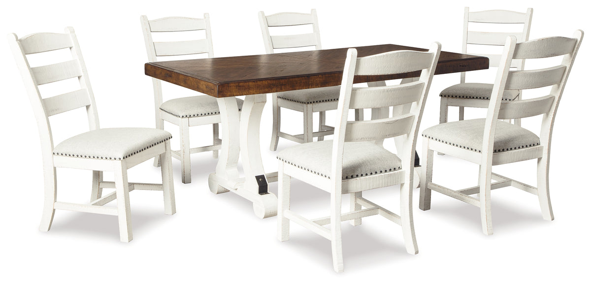 Furniture City Laplace - Ashley Furniture - Valebeck Dining Table and 6 Chairs - Dining Table and 6 Chairs - D546D6