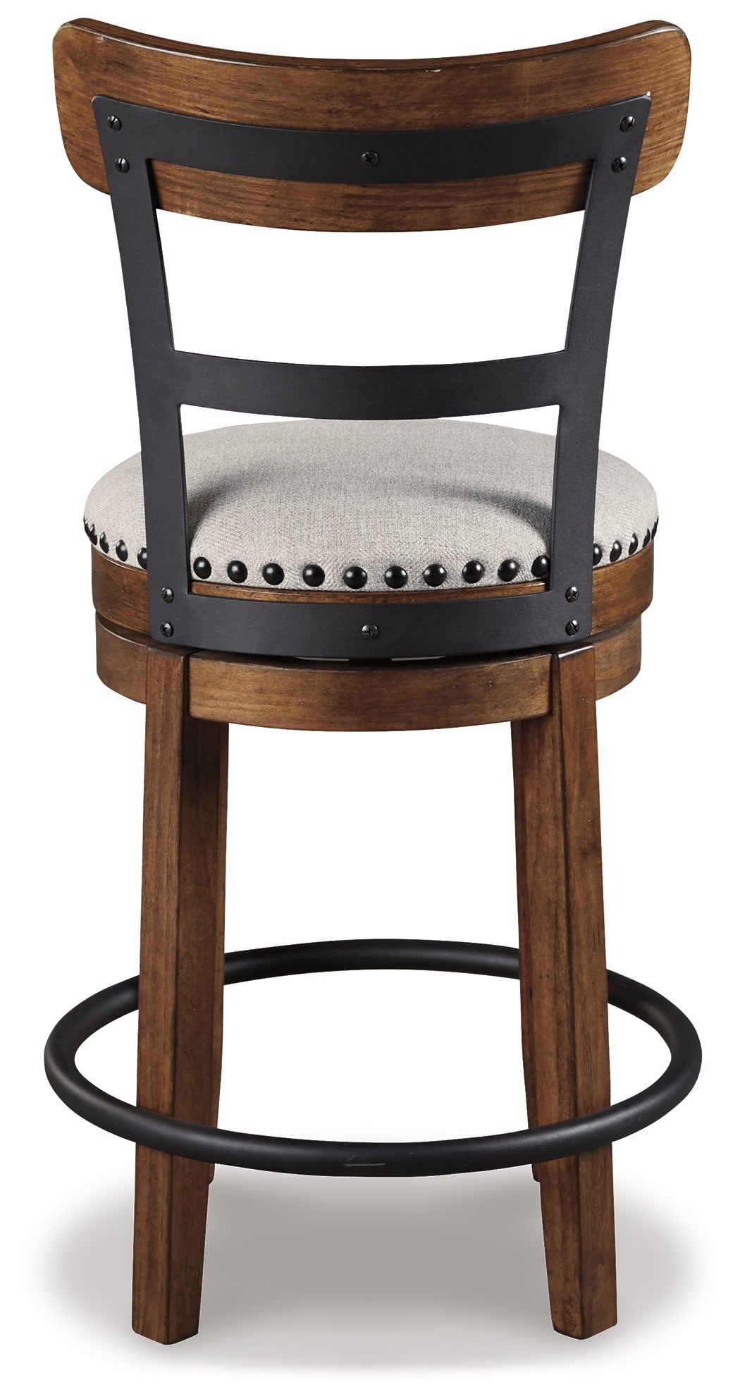 Furniture City Laplace - Ashley Furniture - Valebeck Dining Room - UPH Swivel Barstool (1/CN) / Brown - D546-424