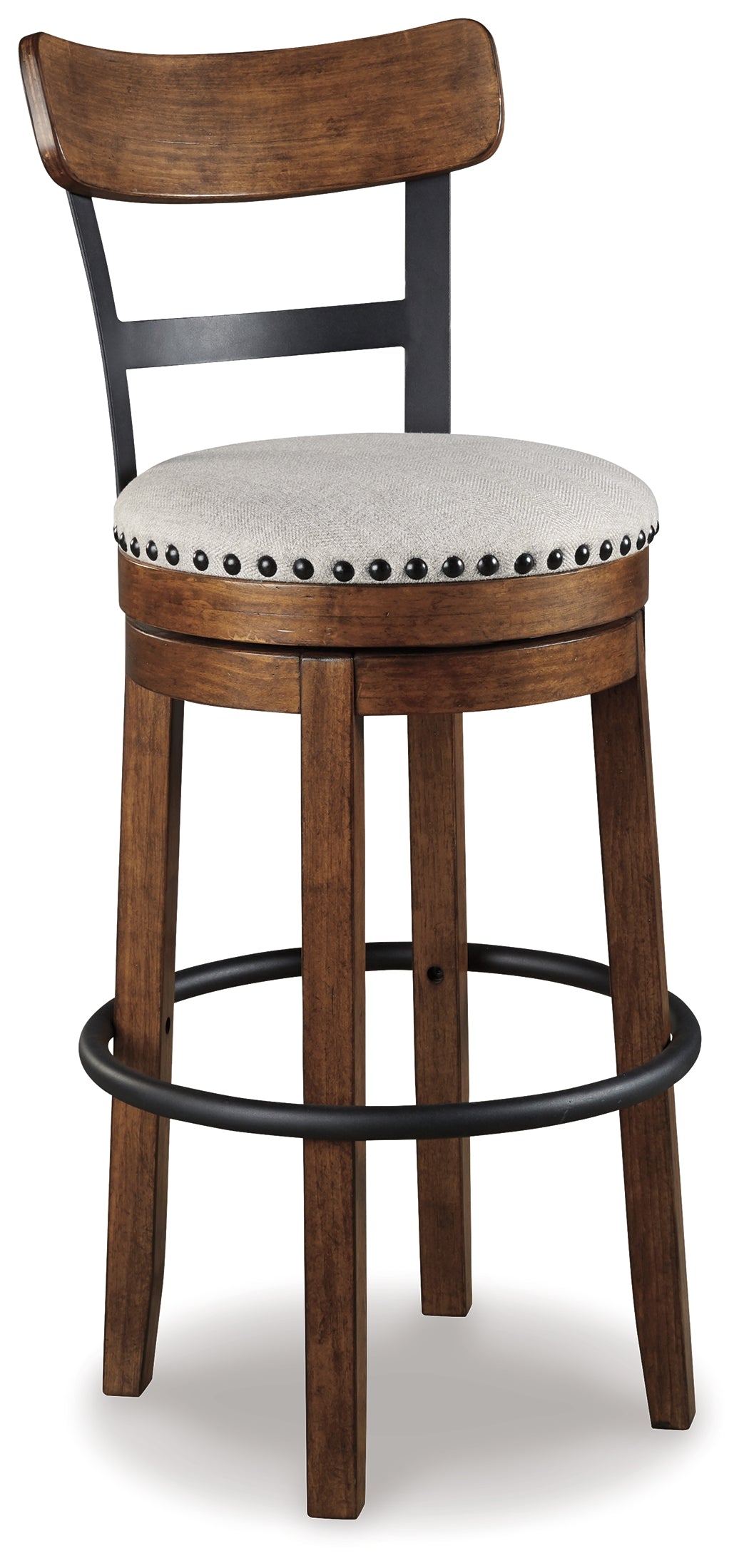 Furniture City Laplace - Ashley Furniture - Valebeck Dining Room - Tall UPH Swivel Barstool(1/CN) / White - D546-430