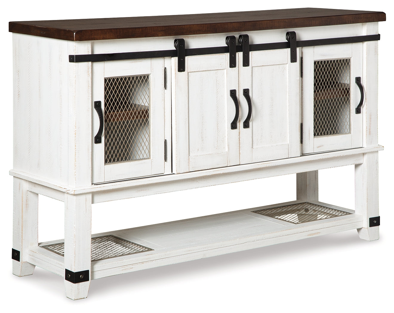 Furniture City Laplace - Ashley Furniture - Valebeck Dining Room - UPH Swivel Stool (1/CN) / White/Black - D546-324
