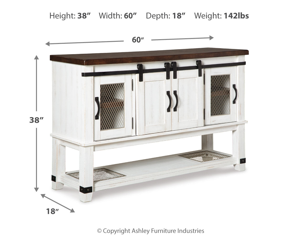 Furniture City Laplace - Ashley Furniture - Valebeck Dining Room - UPH Swivel Stool (1/CN) / White/Black - D546-324