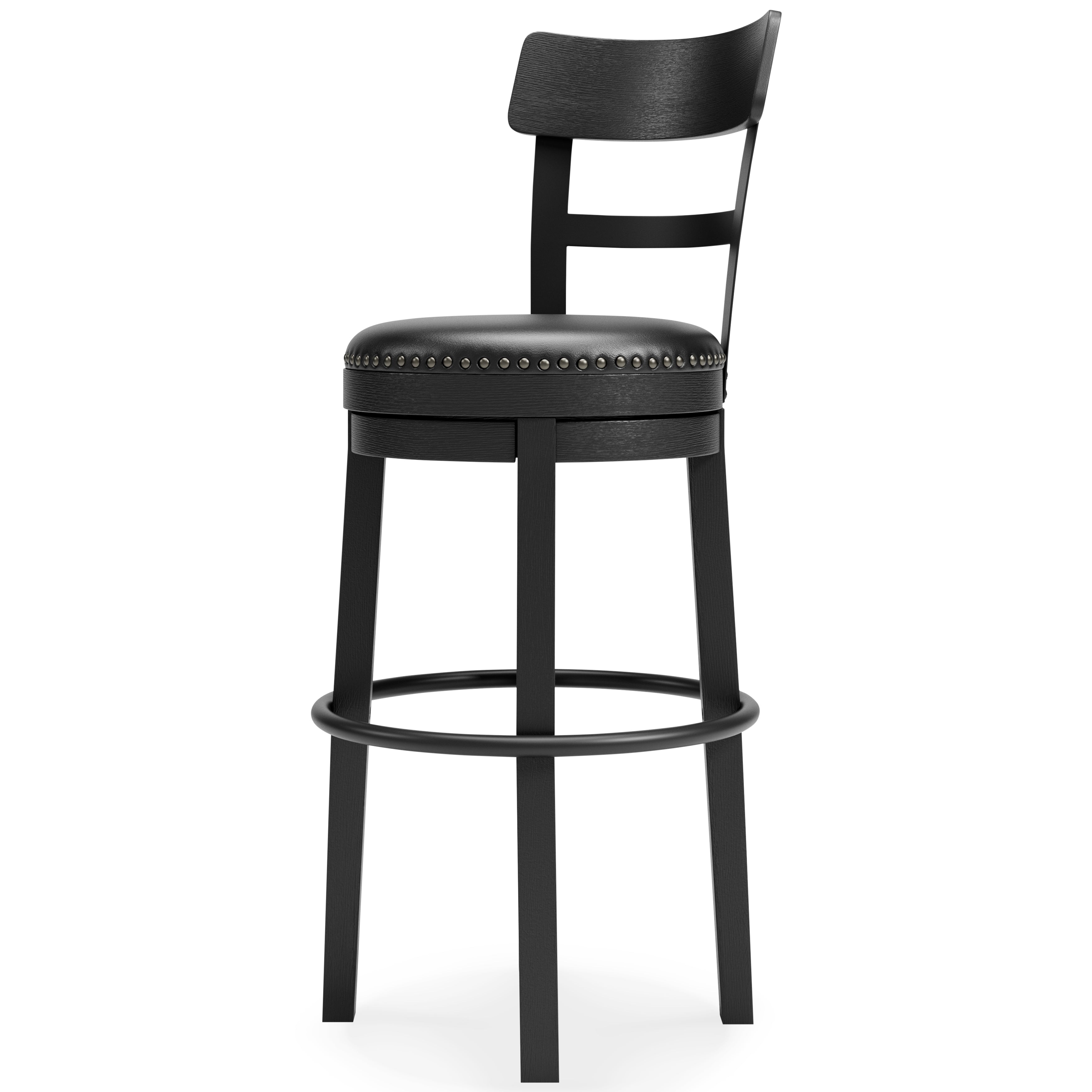 Furniture City Laplace - Ashley Furniture - Valebeck Dining Room - Tall UPH Swivel Barstool(1/CN) / Black - D546-630