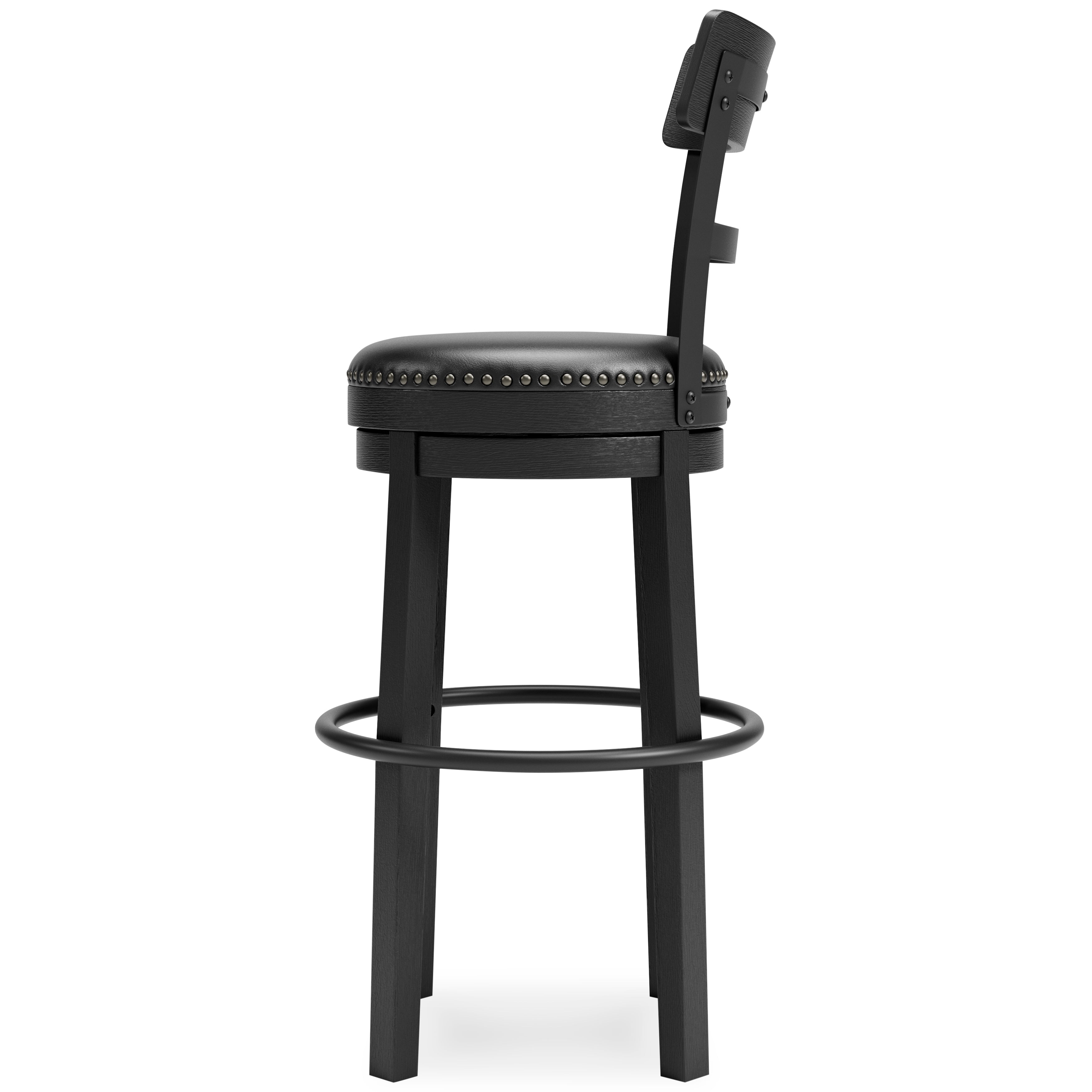 Furniture City Laplace - Ashley Furniture - Valebeck Dining Room - Tall UPH Swivel Barstool(1/CN) / Black - D546-630