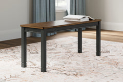 Furniture City Laplace - Ashley Furniture - Owingsville Dining Bench - Large Dining Room Bench - D580-00