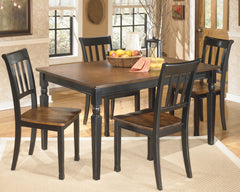 Furniture City Laplace - Ashley Furniture - Owingsville Dining Table and 4 Chairs - Dining Table and 4 Chairs - D580D8