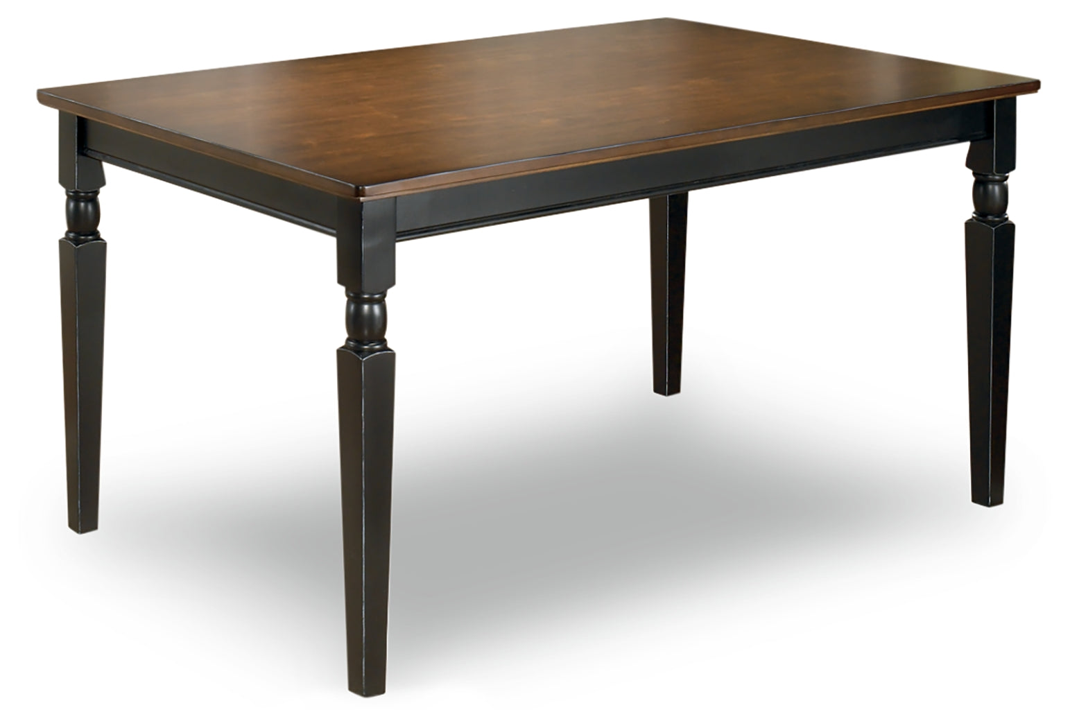 Furniture City Laplace - Ashley Furniture - Owingsville Dining Room - Large Dining Room Bench / Black/Brown - D580-00