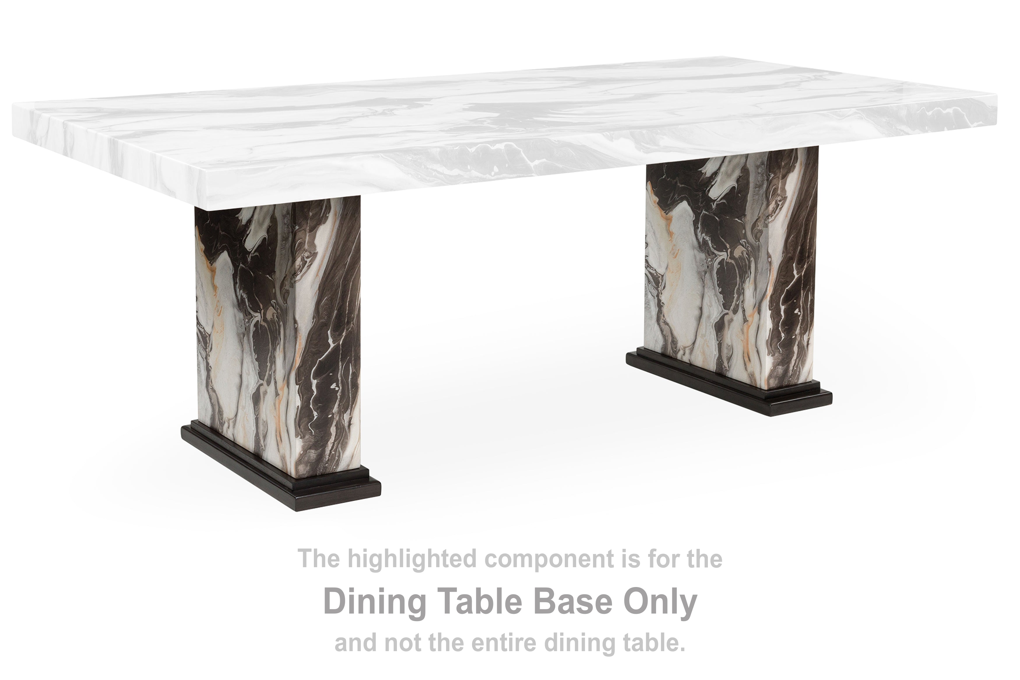 Furniture City Laplace - Ashley Furniture - Jeshina Counter Height Dining Table - RECT Dining Room Table Base - PCD581-26B