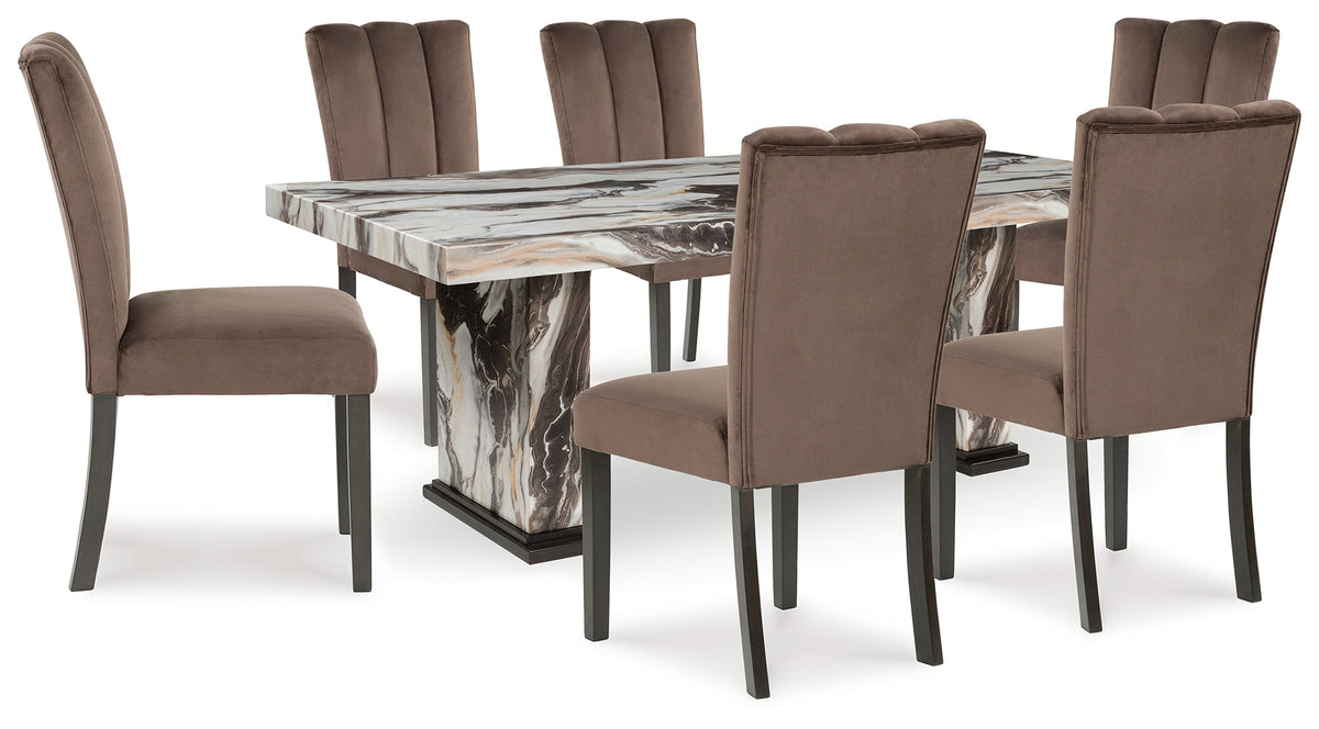 Furniture City Laplace - Ashley Furniture - Jeshina Dining Table and 6 Chairs - Dining Table and 6 Chairs - PCD581D5