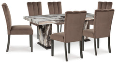 Furniture City Laplace - Ashley Furniture - Jeshina Dining Table and 6 Chairs - Dining Table and 6 Chairs - PCD581D5