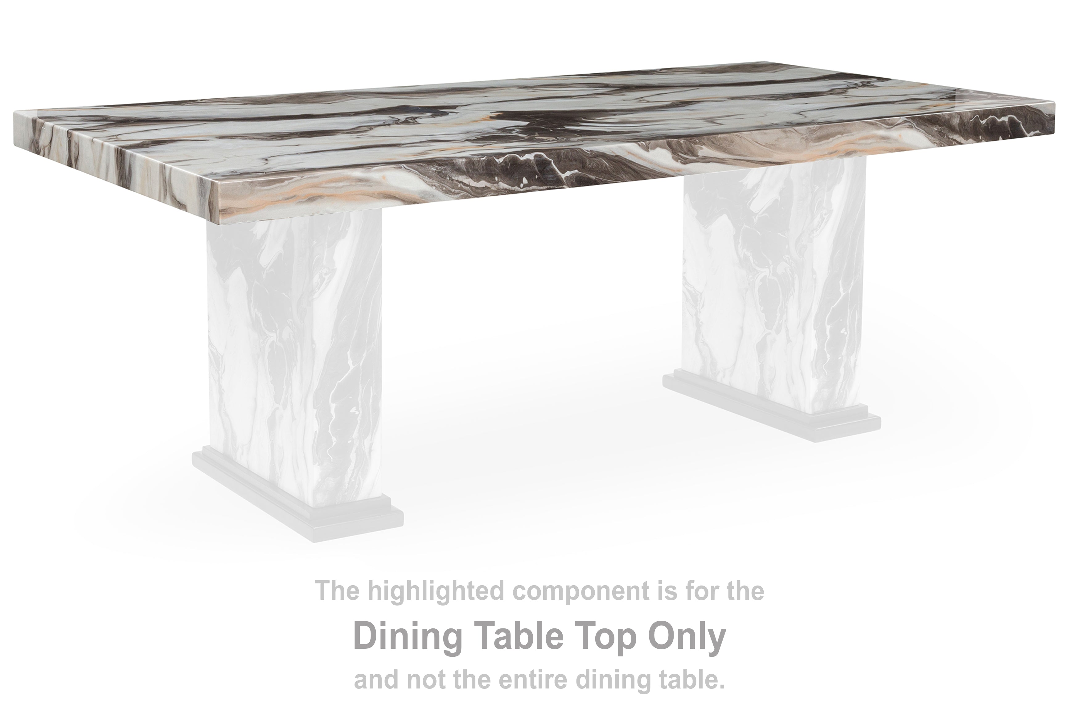 Furniture City Laplace - Ashley Furniture - Jeshina Counter Height Dining Table - RECT Dining Room Table Top - PCD581-26T