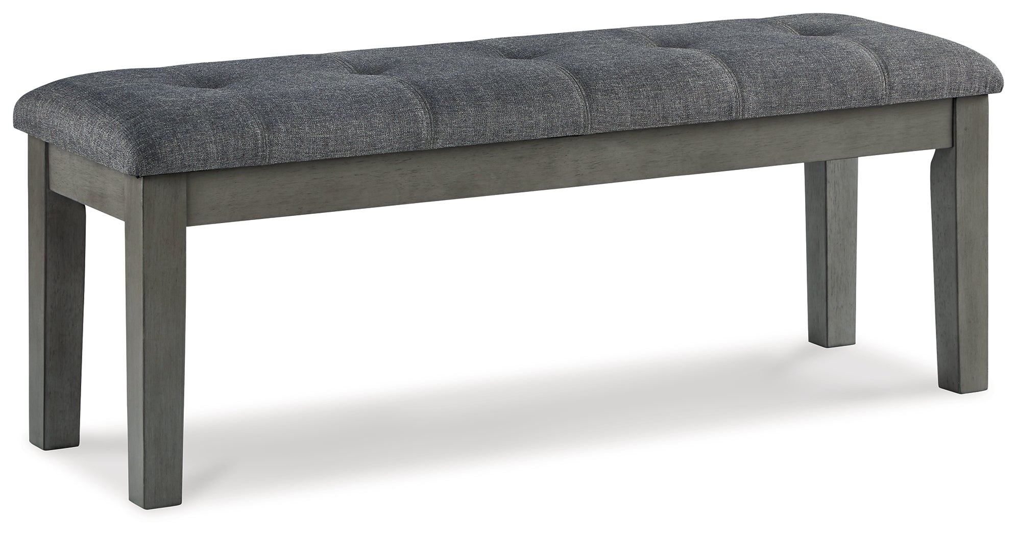 Furniture City Laplace - Ashley Furniture - Hallanden Dining Room - Large UPH Dining Room Bench / Two-tone Gray / 50"W x 16"D x 19"H - D589-00