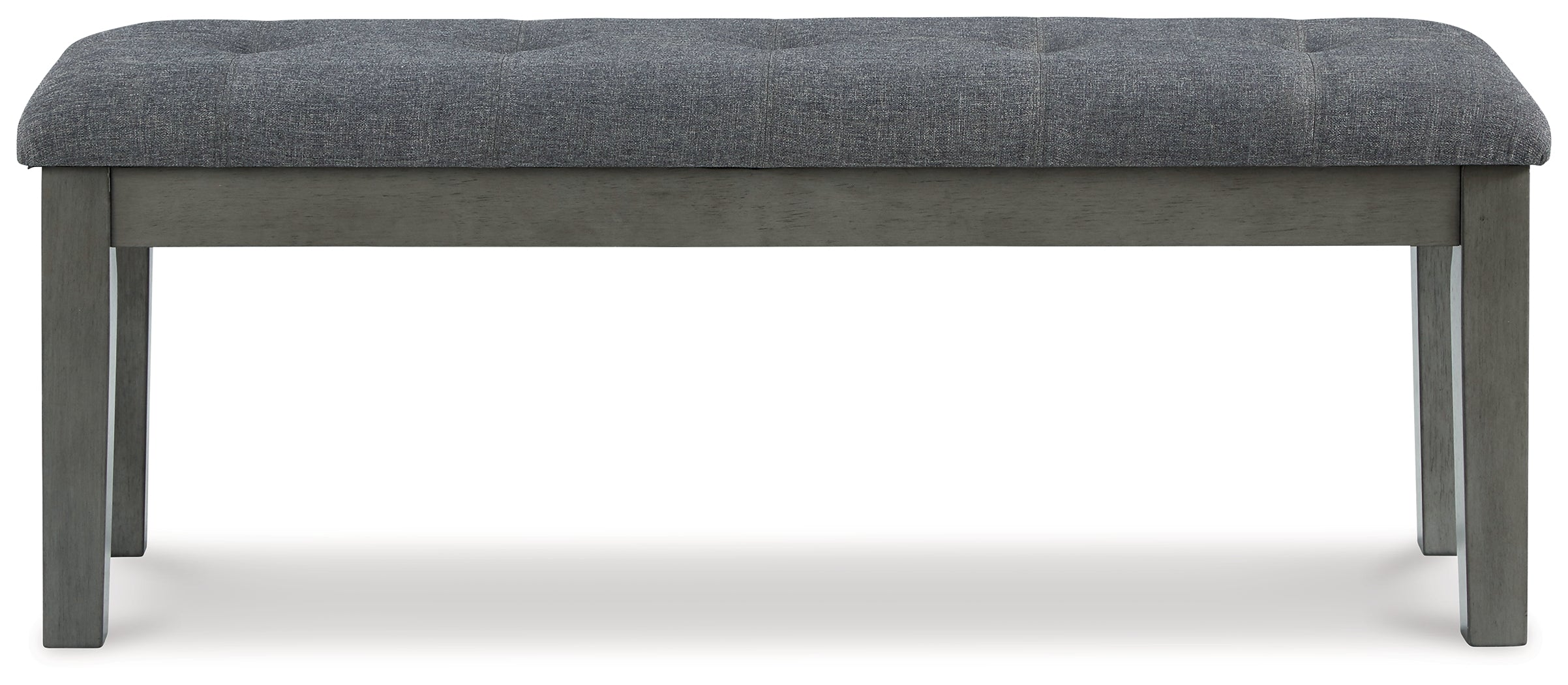 Furniture City Laplace - Ashley Furniture - Hallanden Dining Room - Large UPH Dining Room Bench / Two-tone Gray / 50"W x 16"D x 19"H - D589-00