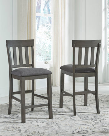 Furniture City Laplace - Ashley Furniture - Hallanden Counter Height Bar Stool (Set of 2) - Counter Height Bar Stool (Set of 2) - D589-124X2